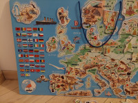 magnetni zemljevid Evrope