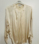 Beige svilena Loretta di Lorenzo srajčka 40,odlično ohranjena