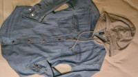 jeans ženska jakna srajca št. 38