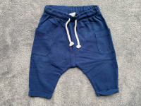 H&M otroške letne hlače, temno modre, št. 74 (6-9 mes)