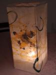 Dekorativni izdelek - svetilka s svečko