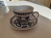 Zwiebelmuster Kahla vintage porcelanaste skodelice 6 kom