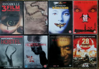 12x grozljivka / horror: Hostel, Annabelle, Conjuring, 28 Days Later