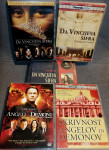 Da Vincijeva šifra, Angeli in demoni - 2x DVD film, 2x doku + knjiga