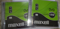 DVD Maxell, 4,7GB, 120 min video, original zapakiran ,2  kos