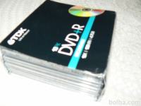 Komplet DVD+R 16/120 min/4,7 GB - nikoli rabljeni, novi