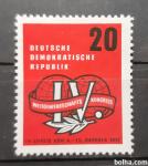 delavski kongres - DDR 1957 - Mi 595 - čista znamka (Rafl01)