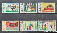 otroške slike - DDR 1967 - Mi 1280/1285 - serija, čiste (Rafl01)