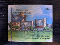 Združeni Narodi Dunaj 1999, blok 11 žigosan