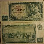 100 KRON-KORUN ČEŠKOSLOVAŠKA 1961