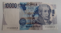 ITALIJA 10.000 lire 1984 Fazio & Speziali P112c Alesandro Volta XF+