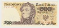 Poljska 500 zlotych 1982 UNC