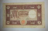 Prodam bankovec 1000 italijanskih lir 1947