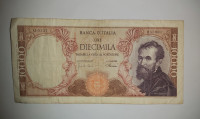Prodam bankovec 10000 italijanskih lir 1968