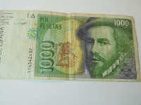 Španski 1000 PESETAS izdani leta 1992