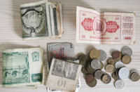 Zbirka starih bankovcev