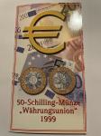 Avstrija 50 Shilling 1999-Euro Currency