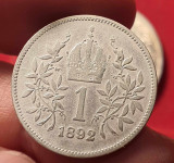 AVSTRO OGRSKA , 1 krona 1892,  redek letnik, RR