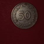 Bank Deutscher Lander,50 Pfennig,1949+ 1950 F(Bundesrepublik)