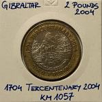 Gibraltar 2 Pounds 2004-Tercentenary