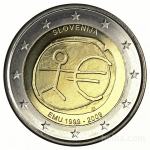 Kovanec 2 Evro, Euro, EUR, €, EMU 1999-2009, Slovenija, Slovenia