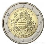 Kovanec 2 Evro, Euro, EUR, €, Republika Slovenija Slovenia 2002-2012