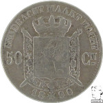 LaZooRo: Belgija 50 Centimes 1899/86 VF / XF ni v Krause - srebro