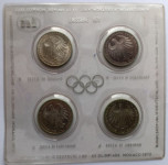 LaZooRo: Nemčija 4 x 10 Mark 1971 XX Olimpiade 1972 PROOF set - srebro