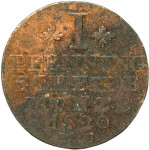 LaZooRo: Nemčija - BRUNSWICK - WOLFENBÜTTEL - 1 Pfennig 1820 MC UNC