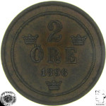 LaZooRo: Švedska 2 Ore 1896 UNC