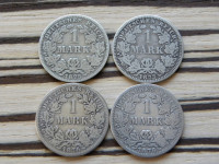 Nemčija 1 marka 1875 A,C 1876 A