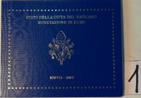 Seti evro kovancev Vatikan od 2007 do 2012 - BU.
