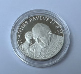 Srebrnik Vatikan 5€ 2003 s škatlico in certifikatom