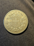 Švica 5 frankov 1892
