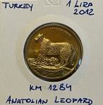 Turčija 1 Lira 2012 Leopard
