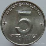 LaZooRo: Vzhodna Nemčija 5 Pfennig 1952 A UNC