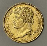 Zlatnik 20 Franken 1809. J. HIERONYMUS NAPOLEON  KOENIG V. WESTPH.