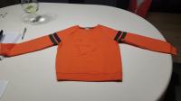 Fantovski pulover dolg rokav za 8-9 let, št 134 cm, rdeče barve