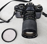 Analogni fotoaparat Yashica FX-D quartz 35 mm vivitar  62MM  28-85MM 1