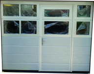 Garažna dvižna sekcijska vrata HANUS Premium dimenzije 2500 x 2000