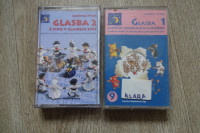 Avdio kaseta za otroke GLASBA 2  in GLASBA 1