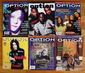 Glasbene revije - Option, Rolling stone, Spin, AP, itd.