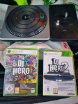 DJ Hero xBox 360 z igrami DJ Hero in DJ Hero 2