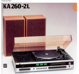 KA260 DUAL Hi Fi konzolni  radio gramofon za dele ( letnik 1976 )