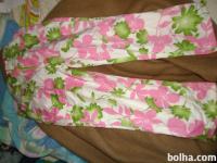 Nosečniške hlače- rožnate, vel S ,pomlad-poletje