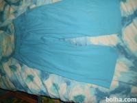 Nosečniške poletne hlače-modre, bombaz, vel M-L