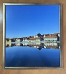 Slika z okvirom z motivom Maribora