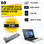 HP EliteBook 840 G3 + HP 2013 UltraSlim Docking Station PAKET