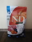 Suha hrana za pse N&D Pumpkin, jagnjetina, buča in borovnica, 2,5 kg