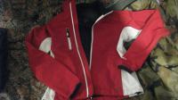 Dekliška softshel jakna-temno rdeča, športna, ALPINA, VEL XS ali 34